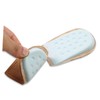 OHPHCALL Thickened Leather Latex Half Insoles for Comfort Forefoot Cushion