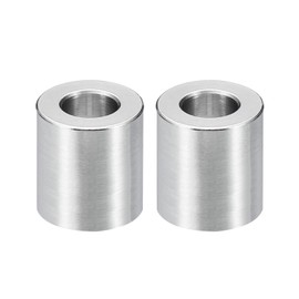 PATIKIL M8 Stainless Steel Spacers, 2Pcs Metal Spacer Stainless Steel 8.2mm ID x 16mm OD x 20mm L Stainless Steel Spacer Screw Standoff for 5/16" or M8 Screw
