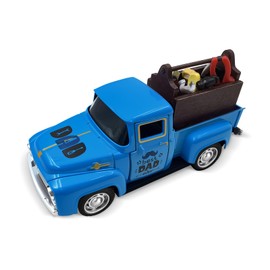 Teeloray Fathers Day Decor Vintage Truck with Mini Toolbox Farmhouse Tiered Tray Decor Happy Father's Day Metal Pickup Home Tabletop Centerpiece Best Dad Ever Table Sign Dad Gifts for Fathers Day