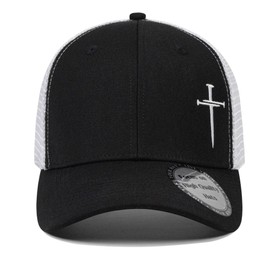 Christian Hats for Men Women,Jesus 3 Nail Cross Hat Christian Religious Gifts for Birthday/Christmas