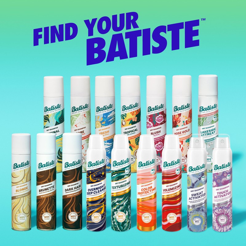 Batiste Dry Shampoo, Sweat Activated with Sweat Absorbing Technology, 5.71