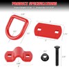 AUTOBOTS 1/2" Heavy Duty Bolt-On Forged D Ring, 12000Lbs Break