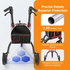 3 Wheels Walkers for Seniors, Narrow Foldable Three Wheels Rollator