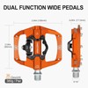 MZYRH Pedal,MTB Mountain Bike Pedals Compatible with Dual Function Sealed