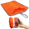 RAKUSE Multi-functional Sauna Mat (Orange/2-Way Washing Pouch), Stylish, Sauna Seat