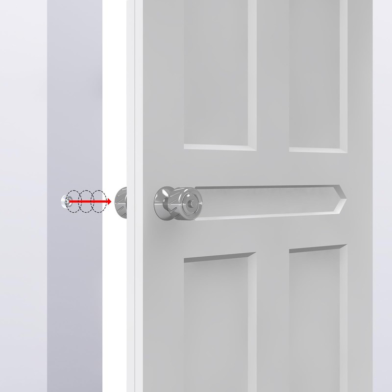 RattanView 100 Pcs Cabinet Bumpers Clear Rubber Door Stops with