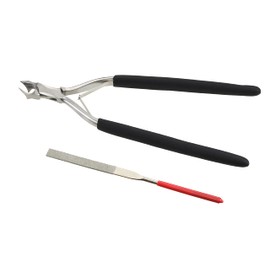 Kiyoraka LN-P25 9.8 inches (25 cm) Long Nippers, "Easy Nail Clipper" Long Nipper Style Nail Clippers, New Yoraku Foot Nails, Silver