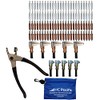 50 Each C1/8 & C3/32 Cleco Fasteners with Clamps, Pliers,
