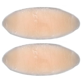 Calf Pads Leg Sleeve 2pcs 180g Adhesive Silicone Leg Pads for Crooked Thin Legs Beige Gel Calf Braces Supportive Cushioned Leg Support for Skinny Legs Comfortable Wear