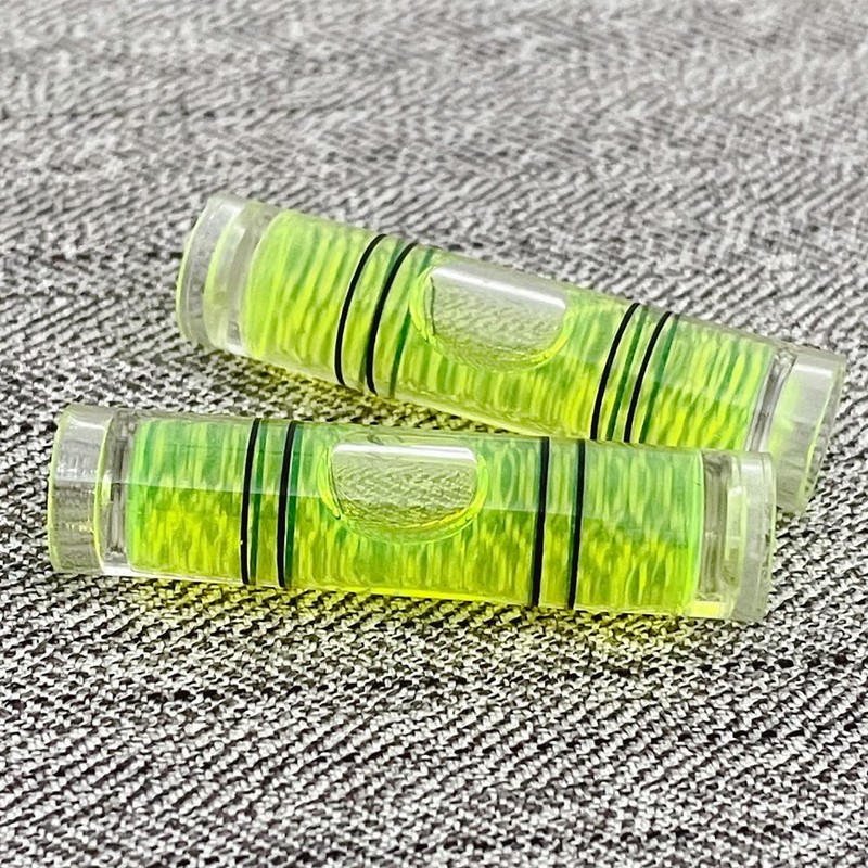 YMGBHNKJLS 8 Pieces Mini Cylindrical Level Small Horizontal Bubble Levels