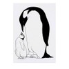 'Penguin Family' Temporary Tattoo - Water Resistant, Skin-Safe, Non-Toxic Transfer
