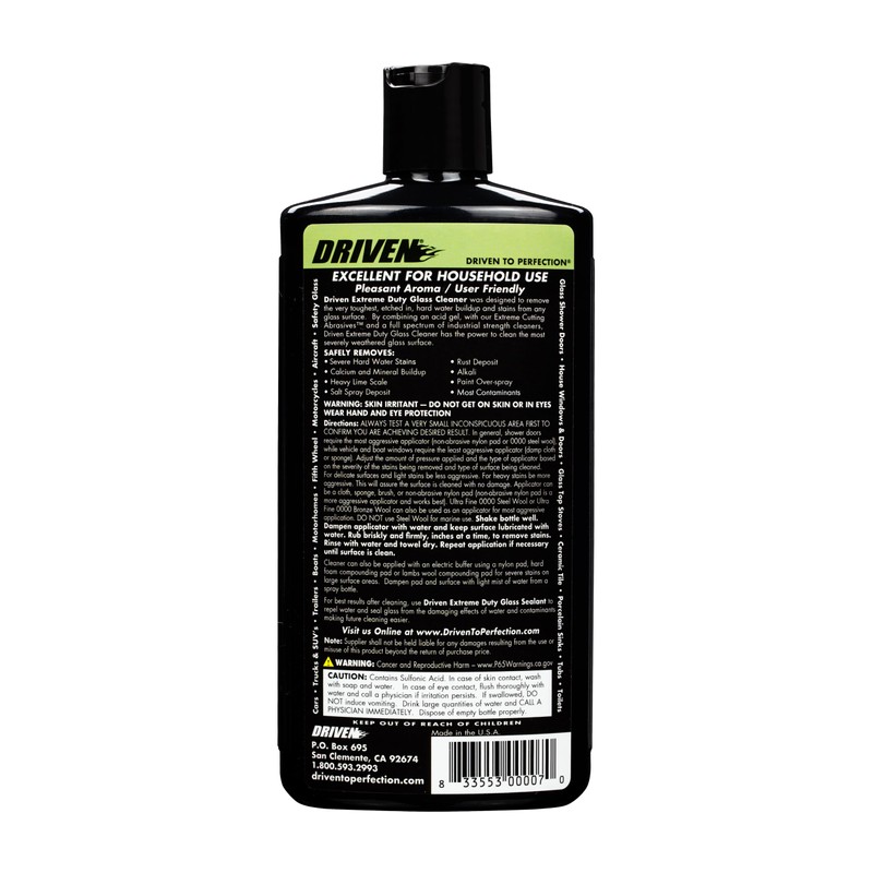 DRIVEN Extreme Duty Glass Cleaner (Glass Cleaner - 16 FL
