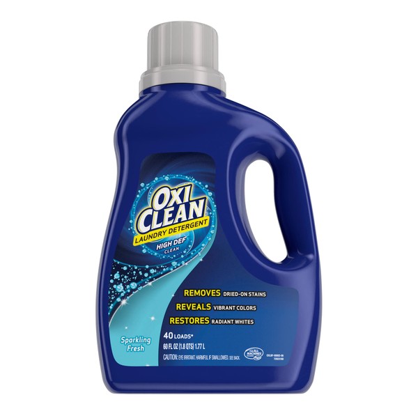 OxiClean High Def Sparkling Fresh Liquid Laundry Detergent, 60 oz.