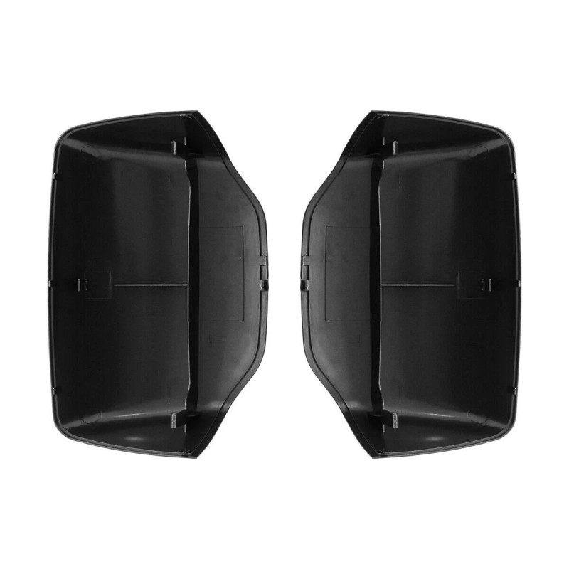 HIGHSOAR Black Hood Mirror Cover Pair For Kenworth T680 T880