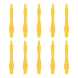 sourcing map 10pcs Universal Pry Spudger Tool, Phone Pry Opening Tool Plastic Crowbar for Cell Phone, PC, Laptop Tablet Screen Repairing, Yellow
