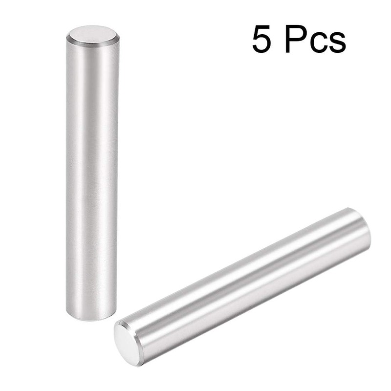 TOP-VIGOR 5Pcs 8mm x 50mm Dowel Pins Shelf Support Pegs,