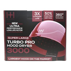 Annie Hot & Hotter Super Large Turbo Pro Hood Dryer 3000 Ultra Performance Long Life Motor 3x Longer Life