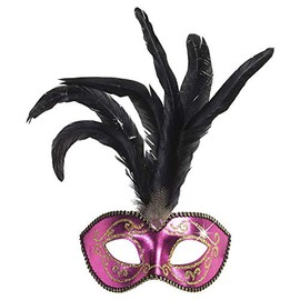Gold Glitter Pink Eyemasks Traditional Acapulco Masks Eyemasks & Disguises for Masquerade Fancy Dress Costume Accessory