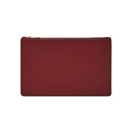 Fossil Travel Accessory-Travelers Card Sleeves Pouch, Women's Red, red