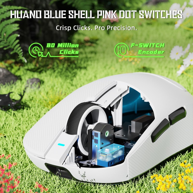 ATTACK SHARK X8 SE Wireless Gaming Mouse,55g Ultra-Lightweight Wired/BT/2.4GHz Wirelss