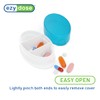 EZY DOSE Daily Oval Pill Case, Easy to Use Design,
