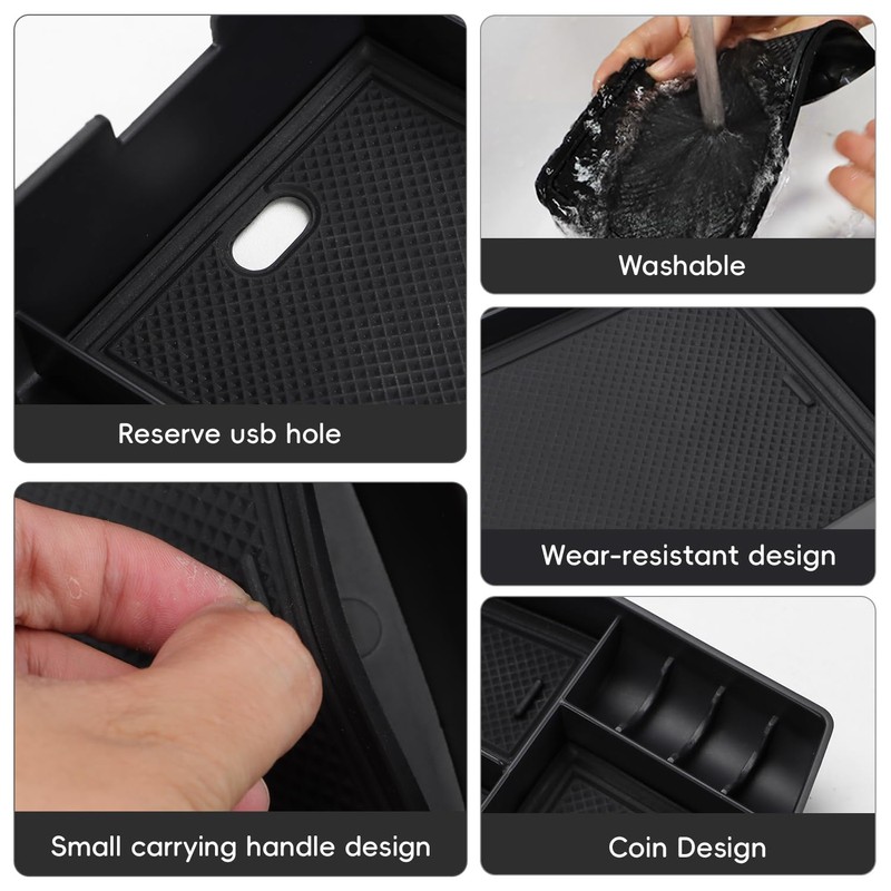 MARCHFA Center Console Organizer Tray Compatible for 2026 Volkswagen VW