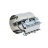 UTALIND 2.5" Exhaust Clamp, 2 1/2 Inch Stainless Steel Butt