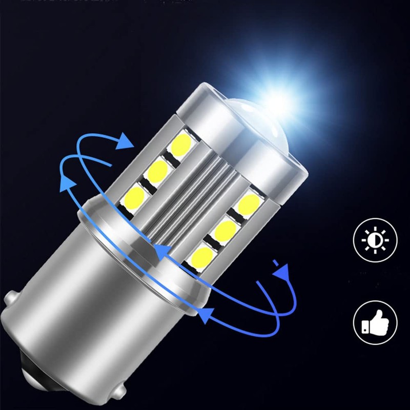 HVZUM 1156 LED Light Bulbs,12V-30V Super Bright LED Light Bulbs,1500