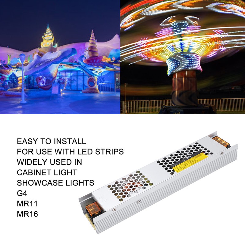 Power Supply Aluminum Alloy Shell Stable Low Noise Operation LED