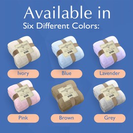 Continental Bedding - Super Soft Flannel Fleece Throw Blanket, Lightweight 320GSM, Great for Sofas, Couches, Beds, Camping, and Travel, The Whole Room Feels Soft and Cozy