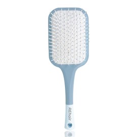 Premium Detangler Pain Free Over-sized Hair Brush for Men & Women (Blue)