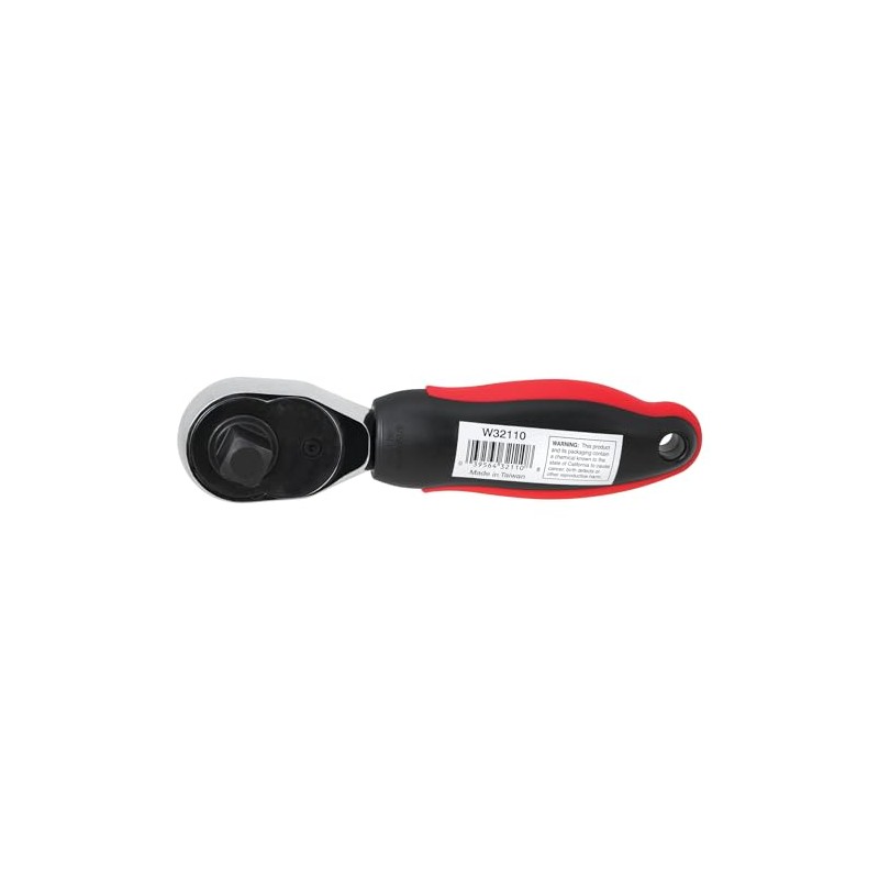 Performance Tool W32110 Dual Drive Stubby Ratchet with Cushion Grip