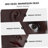 Ipetboom 1set Artificial Model Wig Display Mannequin for Wigs Makeup