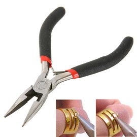 Mini Needle Nose Pliers Multifunction Hand Jewellery Making Tool Beading Flat Wire Pliers Portable