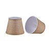 Aspen Creative 51022-2 Hardback Empire, Linen Textured Fabric Clip-On Lamp