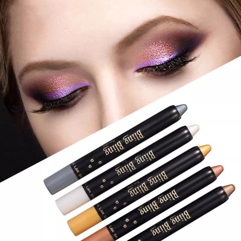 Bling 10 Barras De Maquillaje Bling, Sombra Brillante Para Ojos.