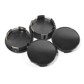 HowioZil 4Pcs 63.5mm(2.50in) Wheel Center Caps for Pacifica Town and Country Voyager 200 300 Wheel Rims Replacement 1LB74SZ7AB Black Hub Caps