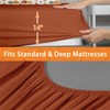 WeCozy Full Fall Comforter Set with Sheets, 7 Pieces Pumpkin