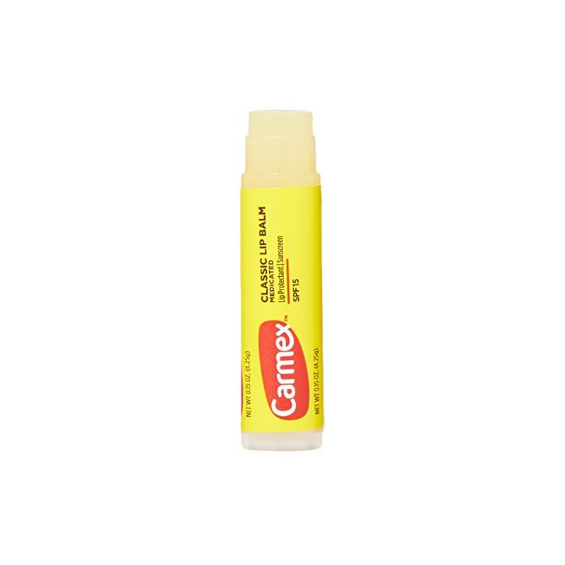 Carmex Bálsamo labial hidratante original, 0.15 oz (3 unidades)