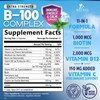 B Complex Vitamins Capsules - Super Complete B-Complex with Vitamin