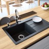 Garbage Disposal Flange, 3 Bolt Mount Stainless Steel Kitchen Sink