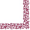 Shoptoria Rob Bordo Napkins Dark Red with Ornamental Pattern -