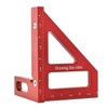 Takelablaze Imperial 3D Multi-Angle Measuring Ruler 45/90 Degree Woodworking Square