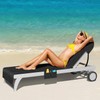 Vinsani Sun Lounger Beach Towel Carry with Pockets Sand Free