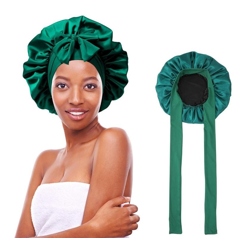 AWAYTR Satin Bonnet Silk Like Bonnets for Sleeping Sleep Cap