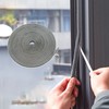 39.4FT Brush Weather Stripping, Neat Pile Self Adhesive Seal Strip