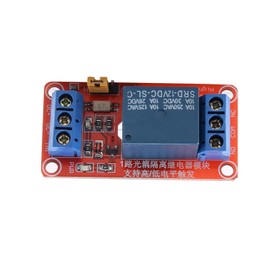 Hutomwua Relay Module,5V + 12V One Channel Relay Module with Optocoupler Isolation High/Low Level Trigger 2pcs