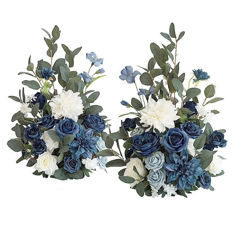 1 Pair Artificial Wedding Arch Flowers Simulation Background Decoration Flowers