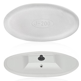 Bonbo 2-Pack 2472-828 Oval Gray Spa Pillow for Jacuzzi 2008-Current J-200 Series Hot Tub, Include J-230 J-235 J-245 J-270 J-275 J-280