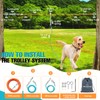 Upgraded Heavy Duty Dog Trolley System - 150ft with 10ft